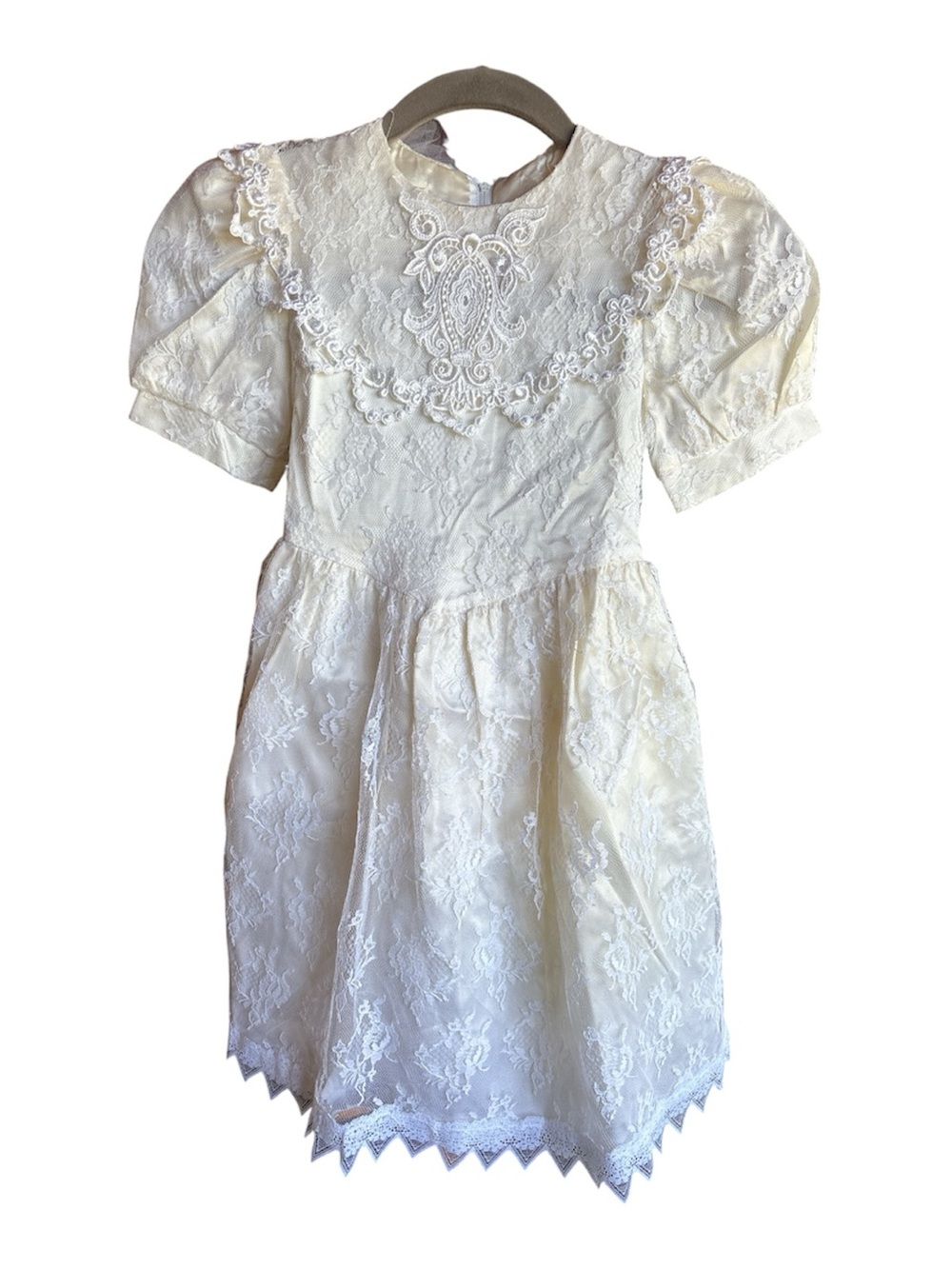 Jessica McClintock Ivory Lace Girls' First holy communion Dress